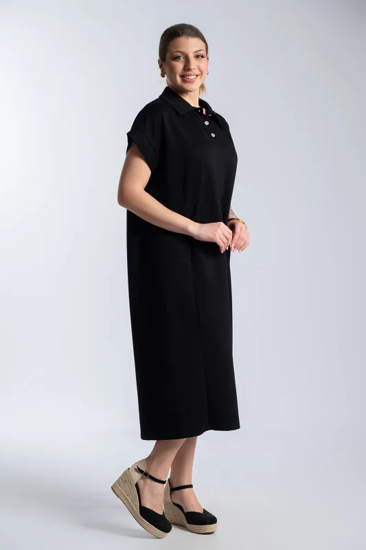 Φόρεμα Maxi Polo Πλαινές Τσέπες