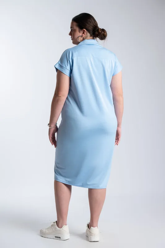 Φόρεμα Maxi Polo Πλαινές Τσέπες