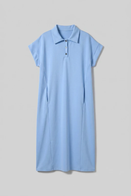 Φόρεμα Maxi Polo Πλαινές Τσέπες