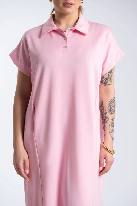 Φόρεμα Maxi Polo Πλαινές Τσέπες