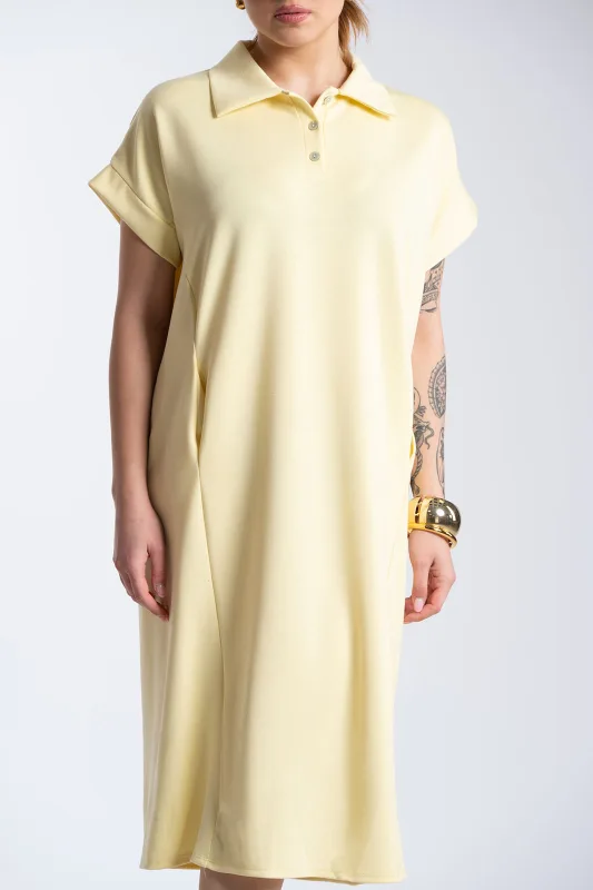 Φόρεμα Maxi Polo Πλαινές Τσέπες