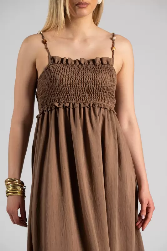 Maxi Dress Wasp Strap