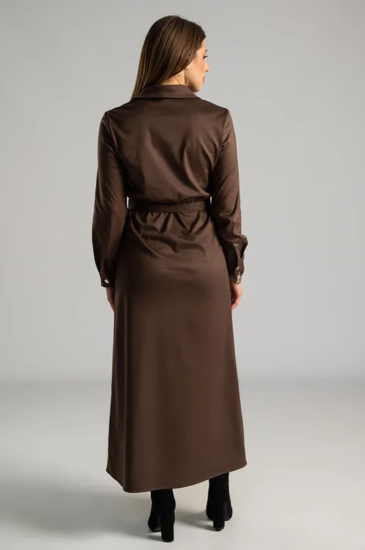 Φόρεμα Maxi Σουετ Ζώνη