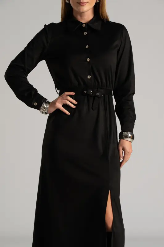 Φόρεμα Maxi Σουετ Ζώνη