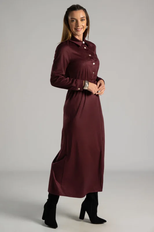 Φόρεμα Maxi Σουετ Ζώνη