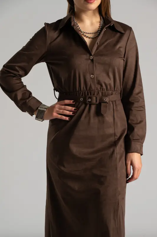 Φόρεμα Maxi Σουετ Ζώνη