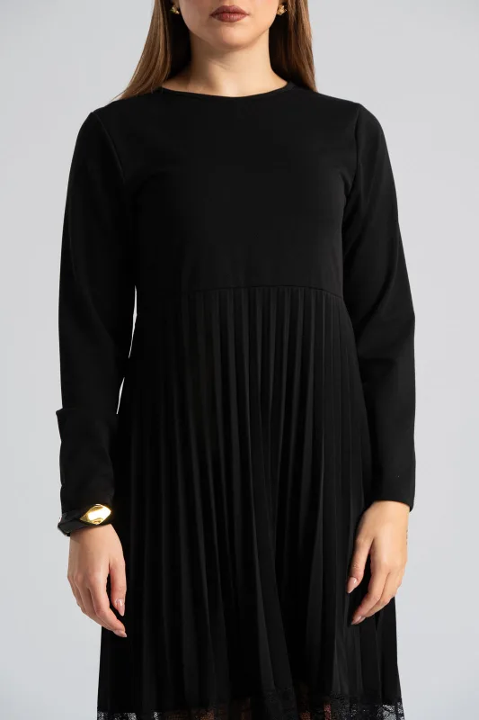 Φόρεμα Midi Τελείωμα Δαντέλα