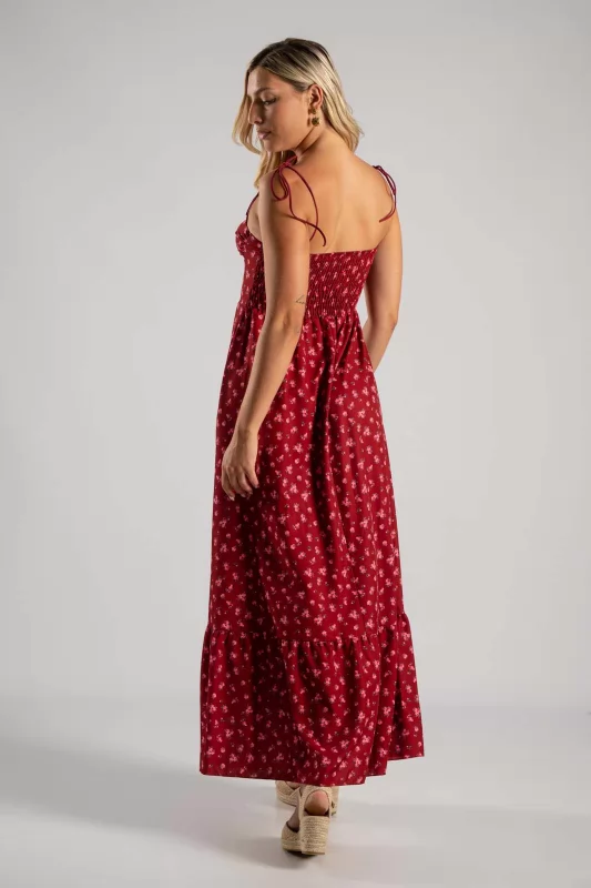 Φόρεμα Maxi Τιράντα Floral
