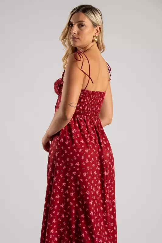 Φόρεμα Maxi Τιράντα Floral