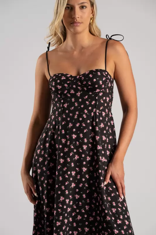 Φόρεμα Maxi Τιράντα Floral
