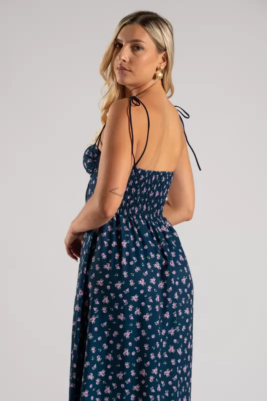 Φόρεμα Maxi Τιράντα Floral
