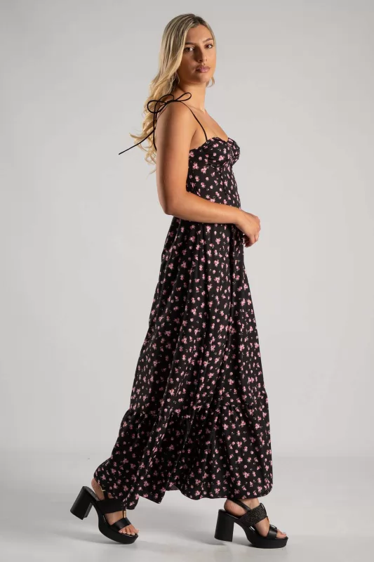 Φόρεμα Maxi Τιράντα Floral