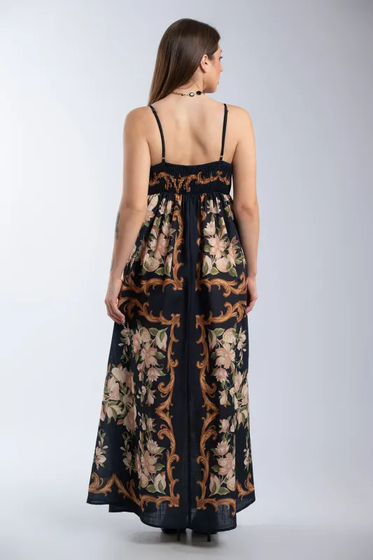 Φόρεμα Maxi Τιράντες Hibiscus