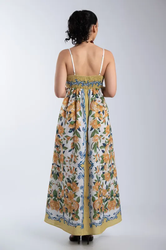 Φόρεμα Maxi Τιράντες Hibiscus