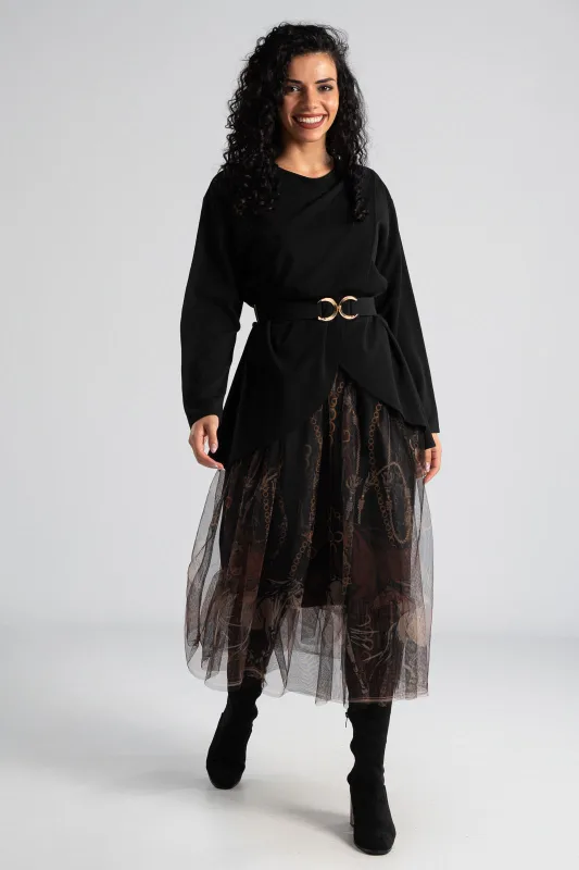 Φόρεμα Maxi Τούλινο