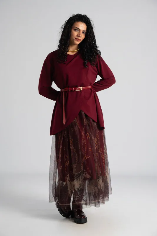 Φόρεμα Maxi Τούλινο