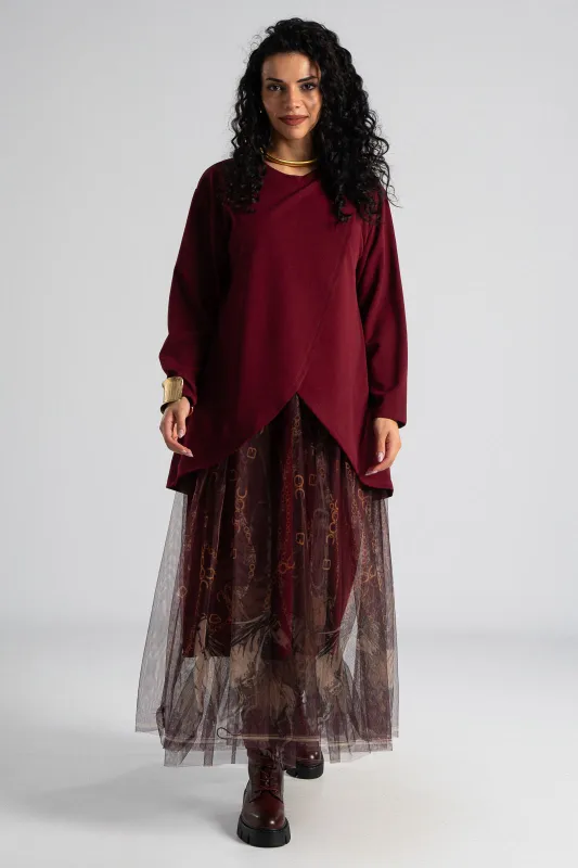 Φόρεμα Maxi Τούλινο