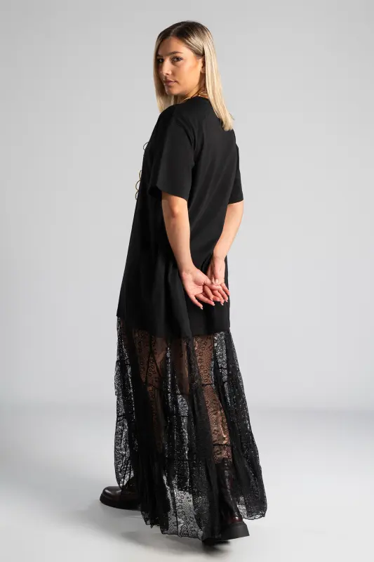 Dress Maxi Cotton Lace 