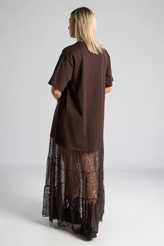 Dress Maxi Cotton Lace 