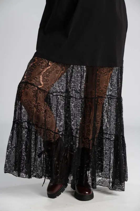 Dress Maxi Cotton Lace 