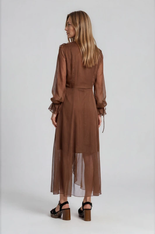 Boho Maxi Dress with Ruffles