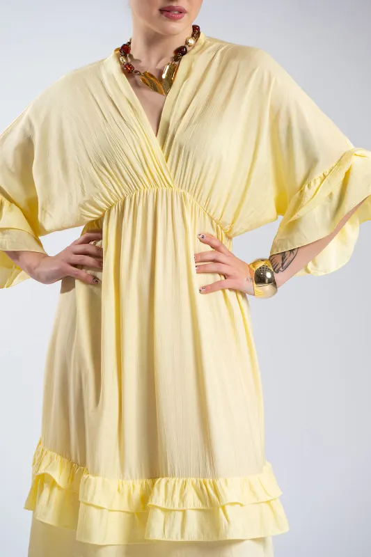 Φόρεμα Maxi Βολάν Ophelia