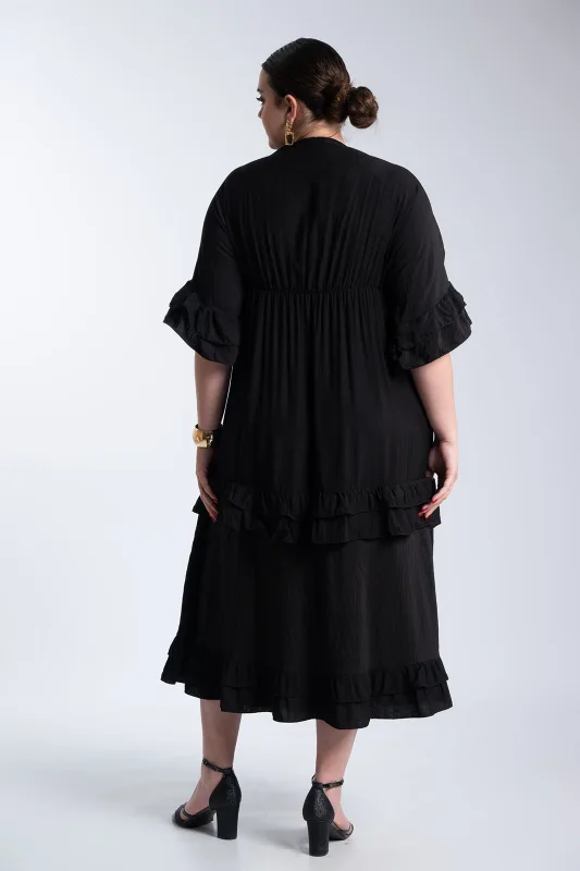 Φόρεμα Maxi Βολάν Ophelia