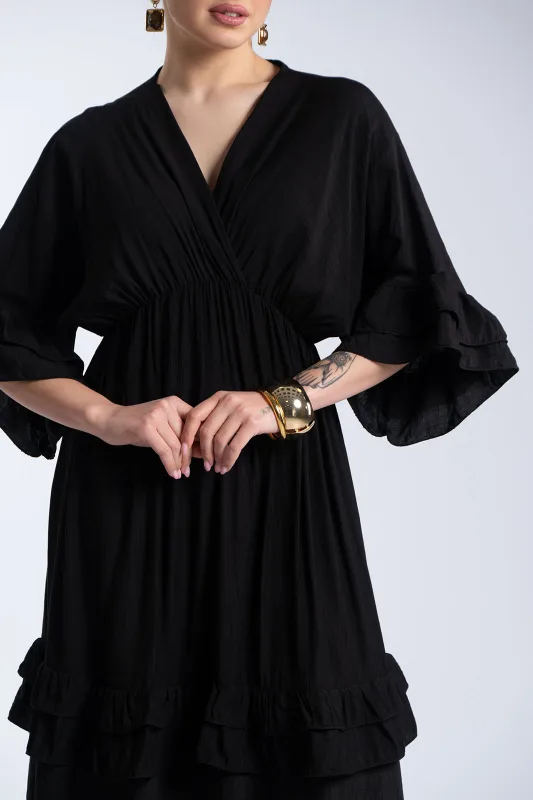 Φόρεμα Maxi Βολάν Ophelia