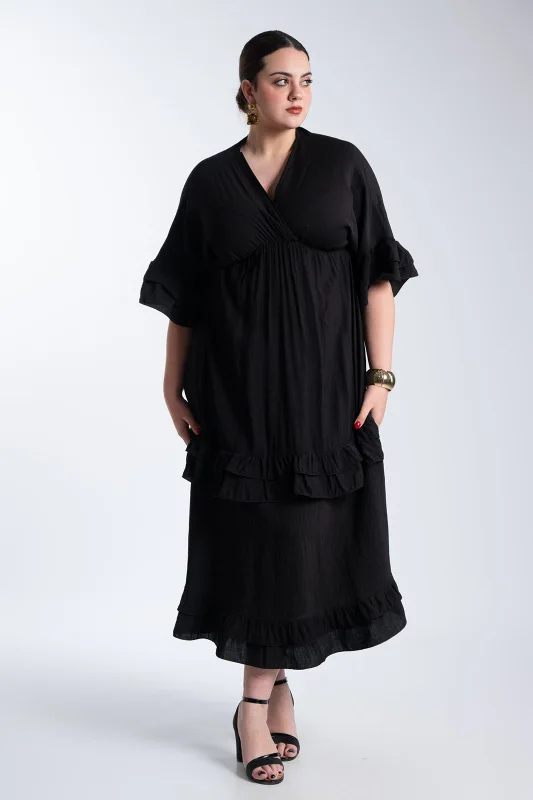 Φόρεμα Maxi Βολάν Ophelia