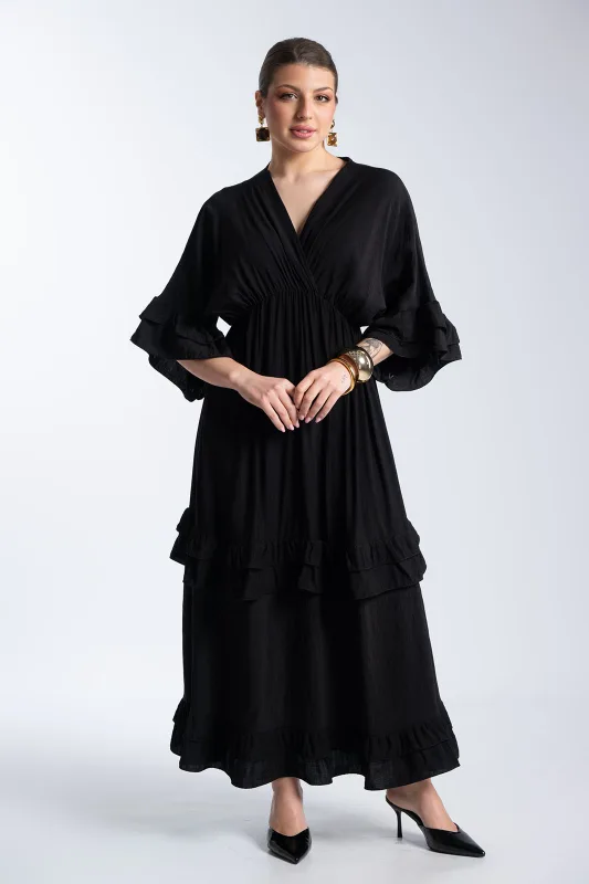 Φόρεμα Maxi Βολάν Ophelia