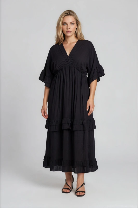 Ophelia Maxi Ruffle Dress