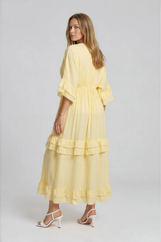 Ophelia Maxi Ruffle Dress