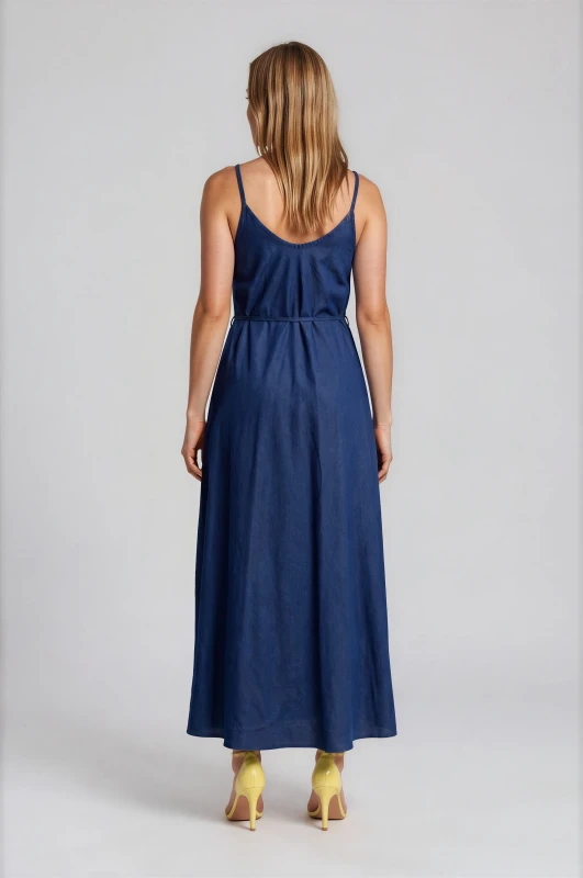 Φόρεμα Maxi Ζώνη Floral