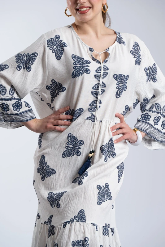 Φόρεμα Με Butterfly Pattern
