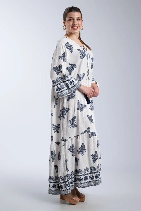 Φόρεμα Με Butterfly Pattern