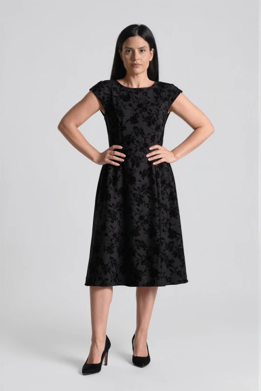 Φόρεμα με Cap Sleeves