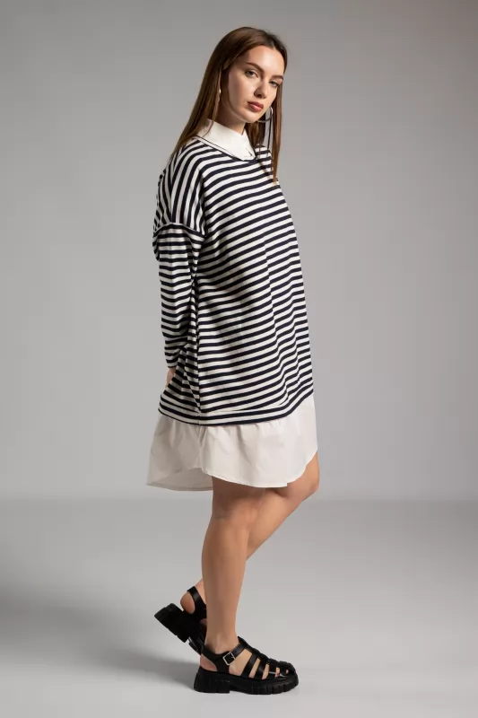 Dress Big Stripes