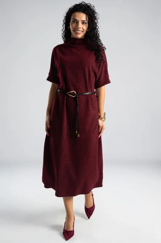 Φόρεμα Μεταλλιζέ Κλωστή