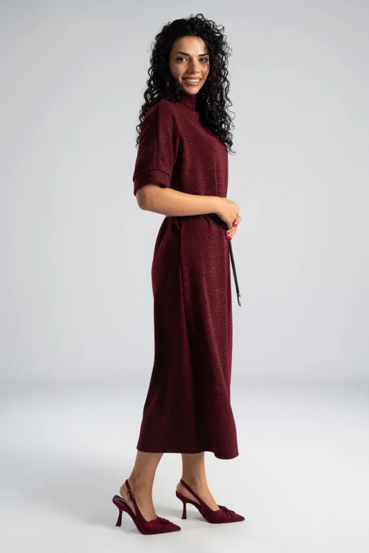 Φόρεμα Μεταλλιζέ Κλωστή