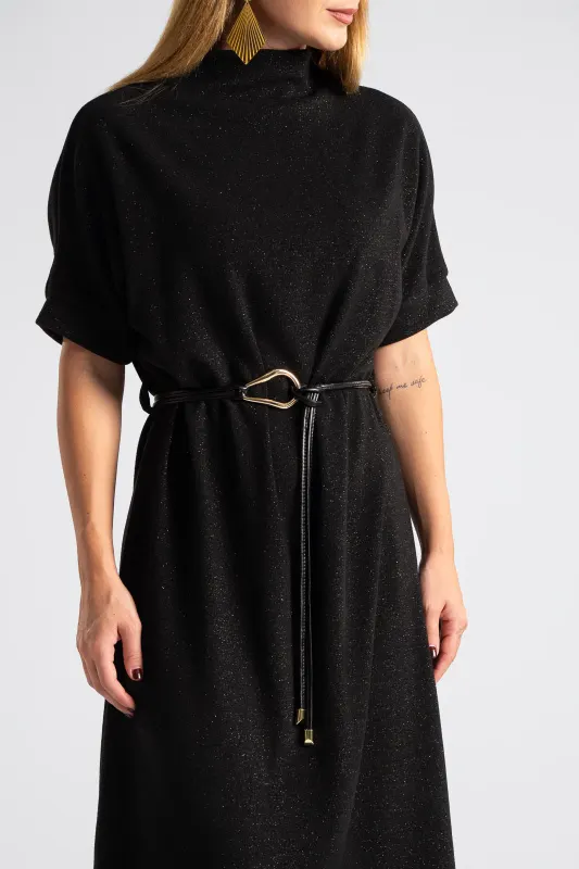 Φόρεμα Μεταλλιζέ Κλωστή