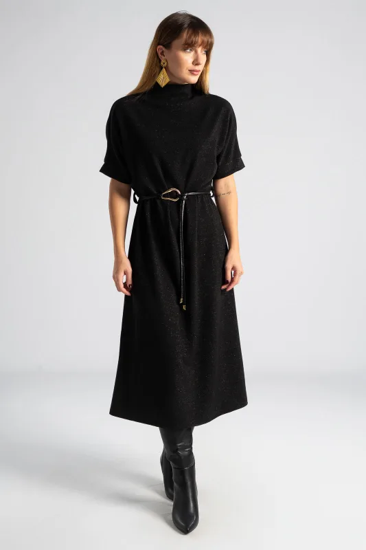 Φόρεμα Μεταλλιζέ Κλωστή