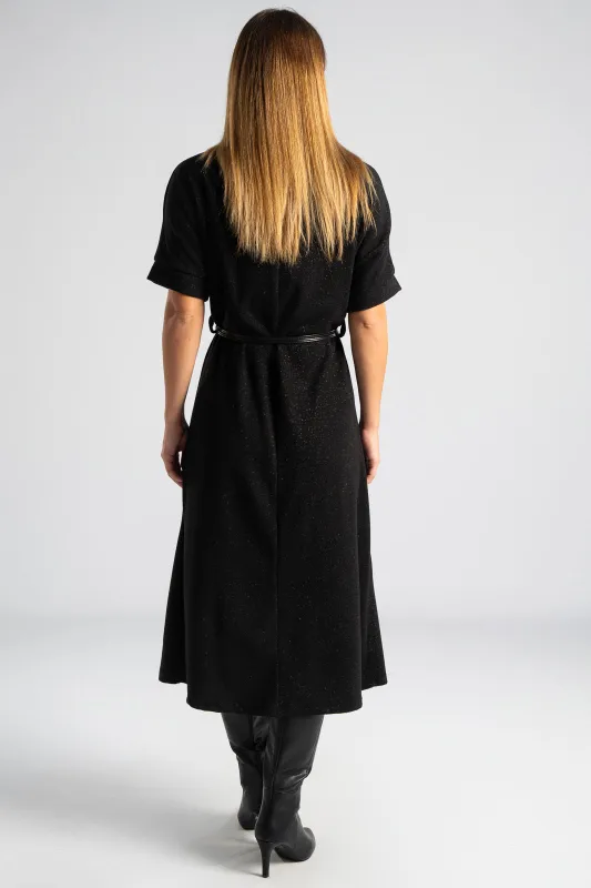 Φόρεμα Μεταλλιζέ Κλωστή