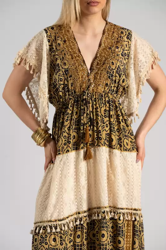 Φόρεμα Μεταξωτό Boho