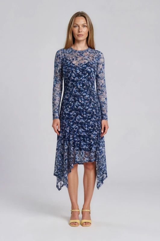 Valeria Floral Lace Midi Dress