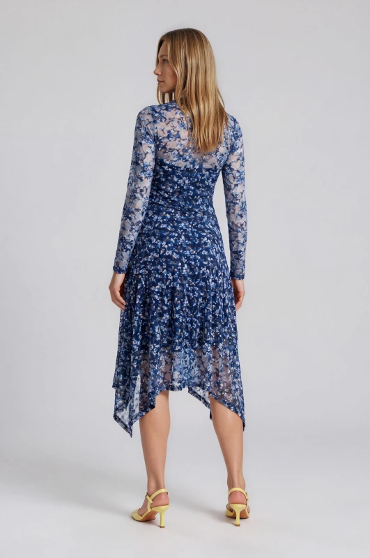 Valeria Floral Lace Midi Dress