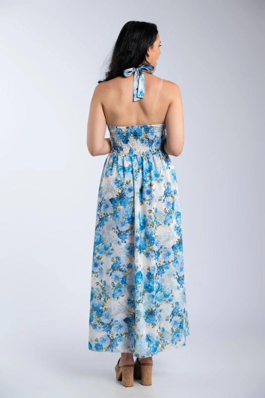 Φόρεμα Midi Floral Σφηγγοφωλιά