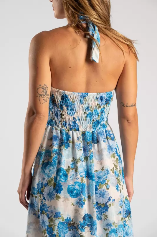 Midi Dress Floral Wasp Nest