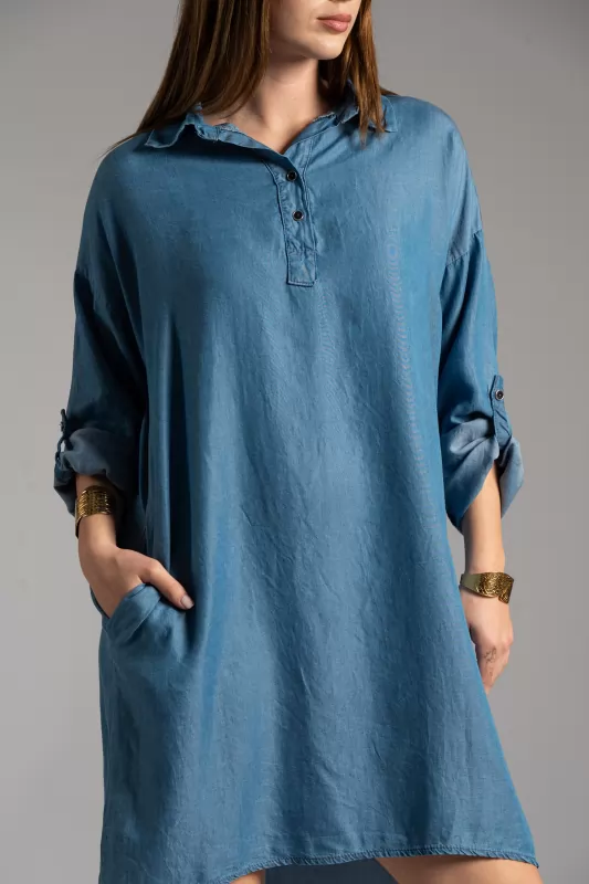 Dress Midi Collar