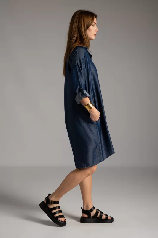 Dress Midi Collar