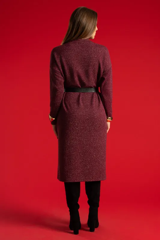 Φόρεμα Midi Lurex Ζώνη